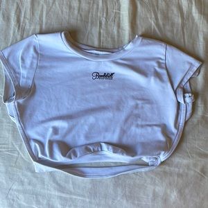 Bombshell open back tee